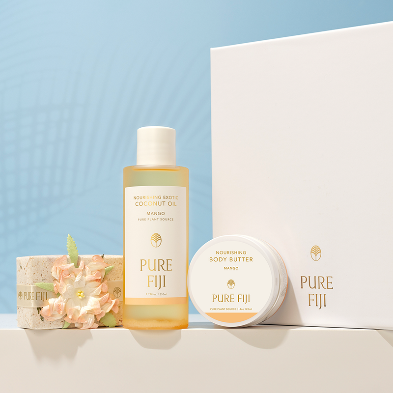 Luxury Gift Set - Oil, Body Butter, Soap – Pure Fiji US Store Luxury Gift Set - Oil, Body Butter, Soap – Pure Fiji US Store